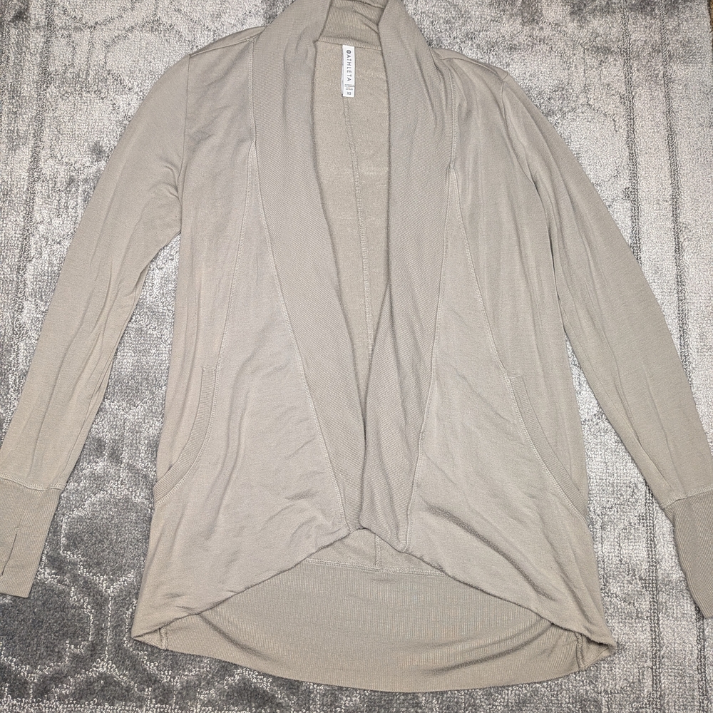 Athleta Women's Cardigan in Taupe